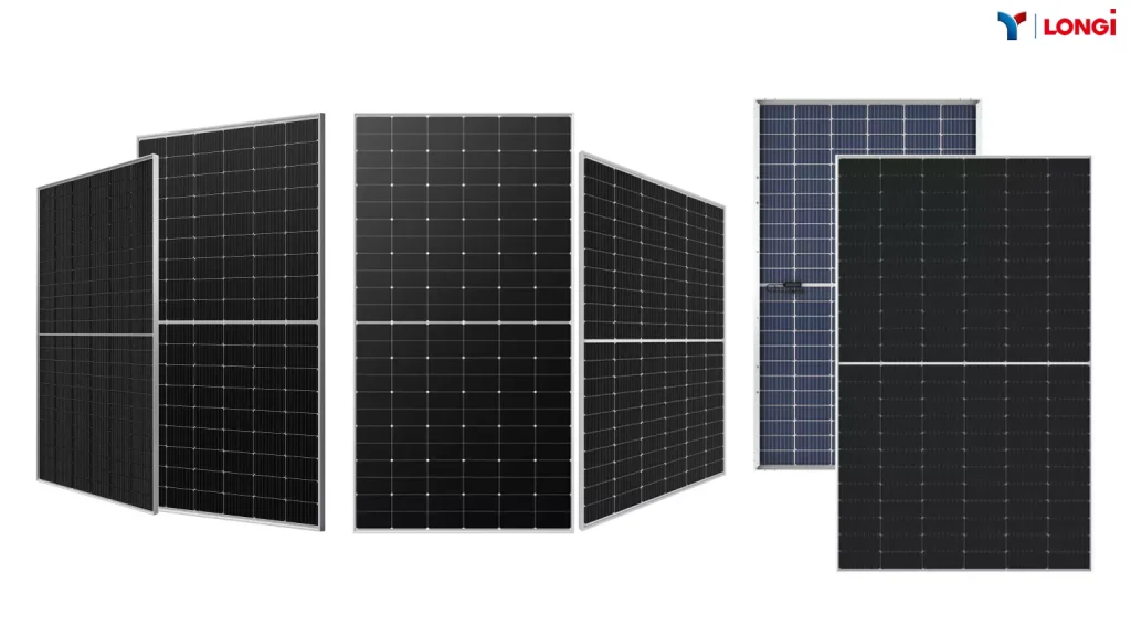 Solarmodule der LONGi Solar-Serie